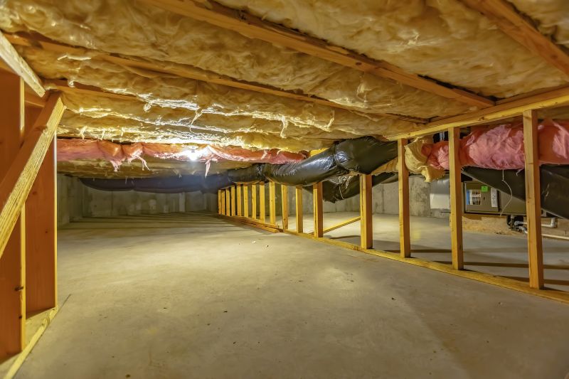 Insulation Installation in Crawlspace